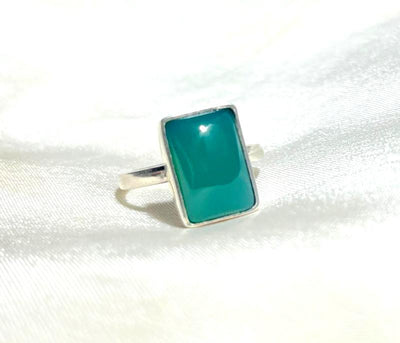 925 Silver Ring Akik Gemstone