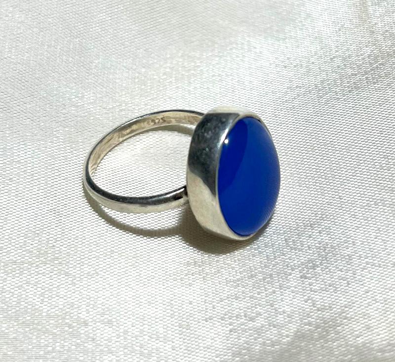 925 Silver Ring Akik Gemstone