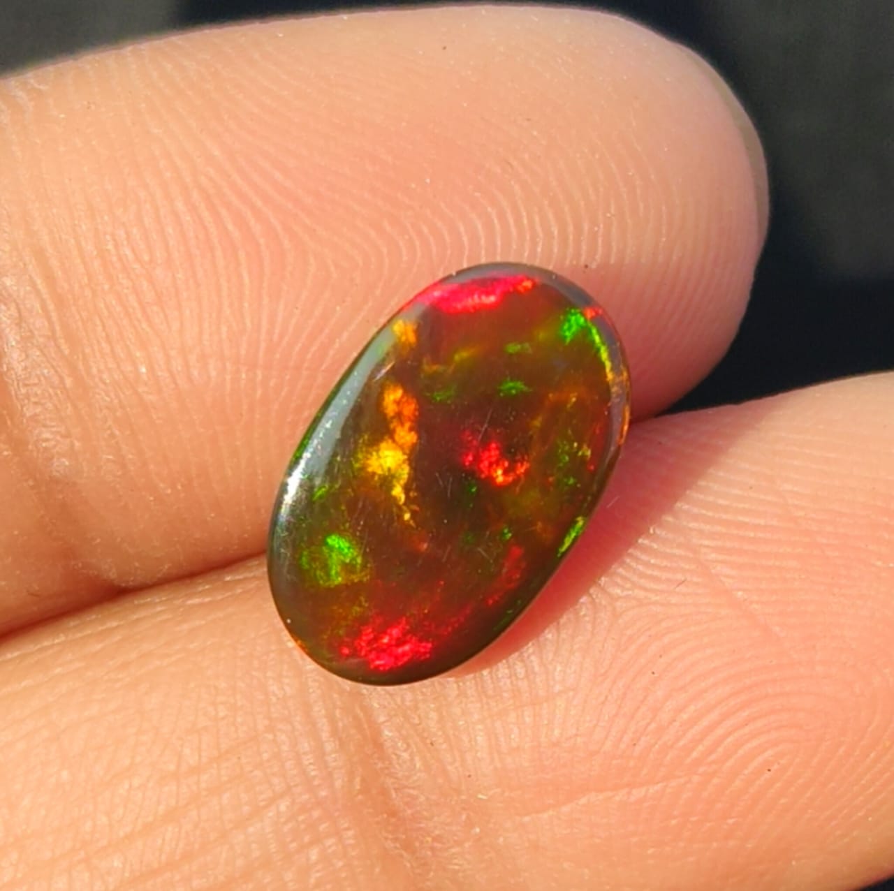 100% Natural Black Opal Gemstone
