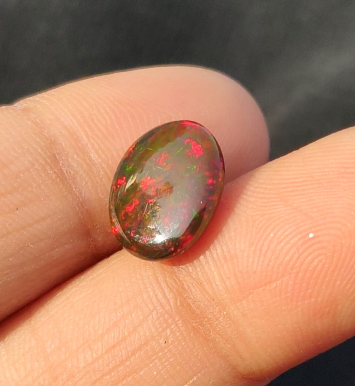 100% Natural Black Opal Gemstone