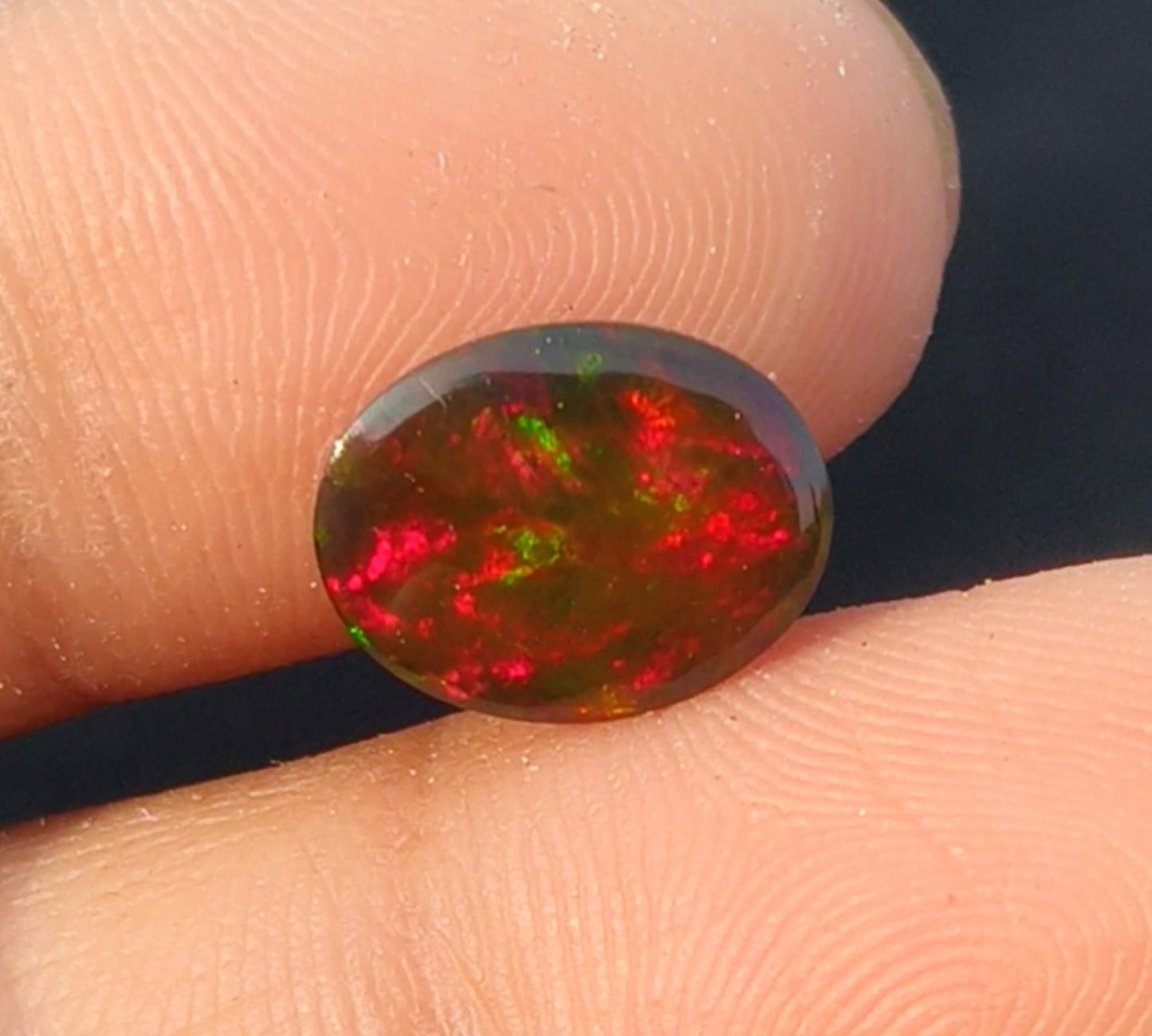 100% Natural Black Opal Gemstone