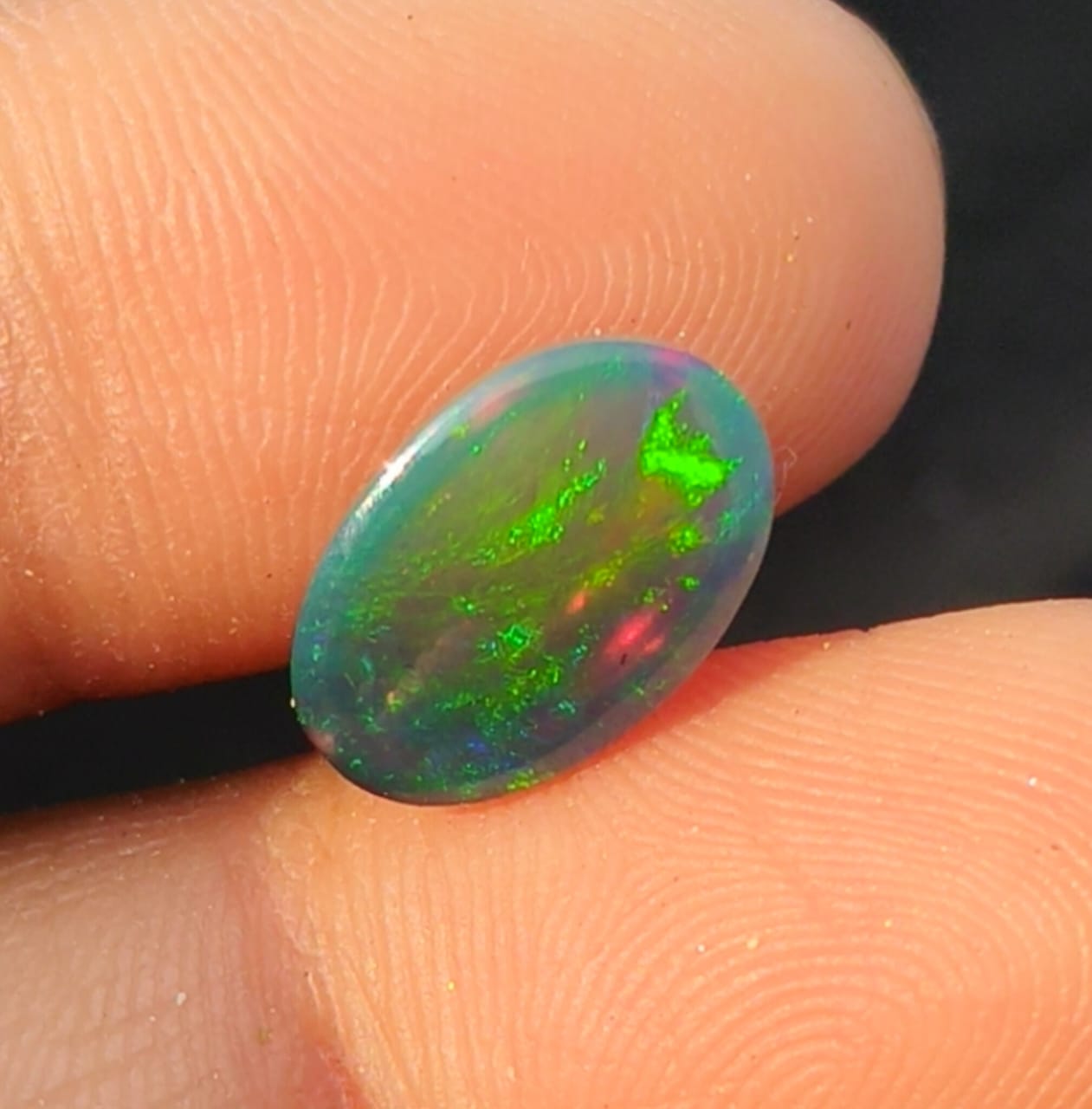 100% Natural Black Opal Gemstone