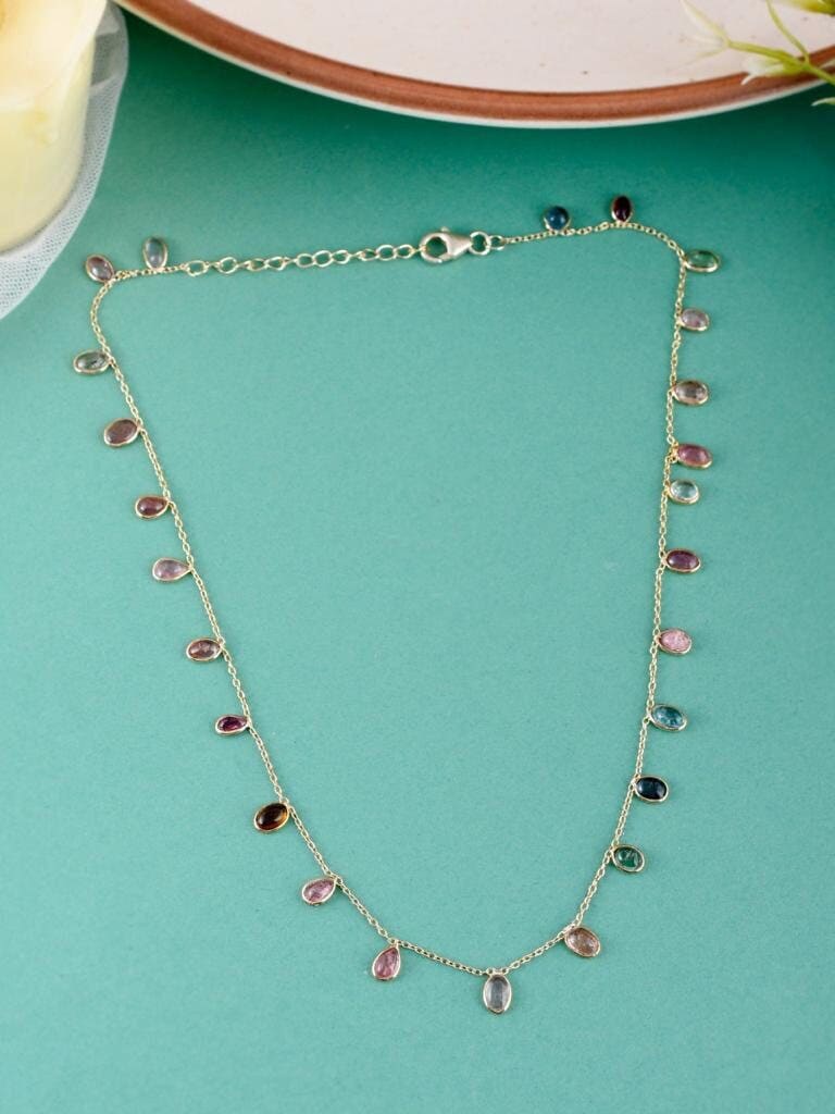 Multi Tourmaline Necklace
