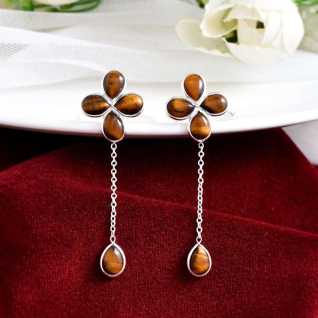 Natural Sunstone Earrings