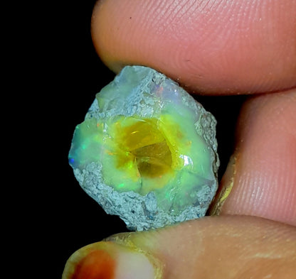 Natural Black Opal Rough Gemstone Raw Opal