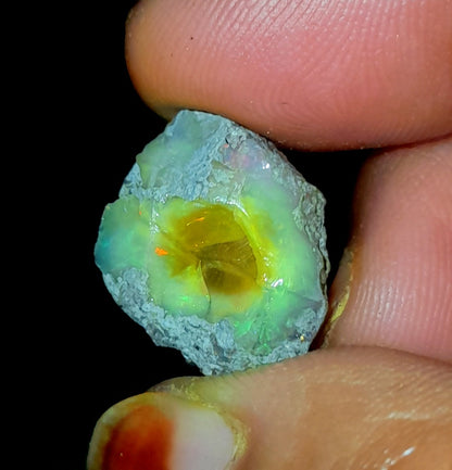 Natural Black Opal Rough Gemstone Raw Opal