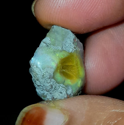 Natural Black Opal Rough Gemstone Raw Opal