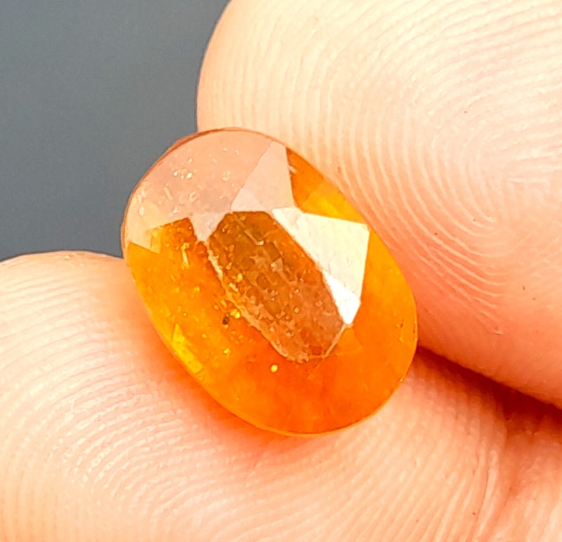 100% Natural Pukhraj Gemstone 6.85 Ratti