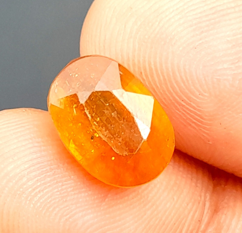 100% Natural Pukhraj Gemstone 6.85 Ratti