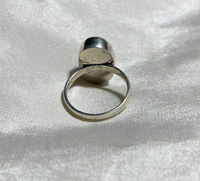 925 Silver Ring Akik Gemstone