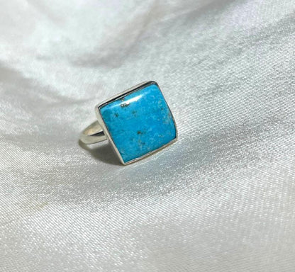 925 Silver Ring Firoza Gemstone Ring