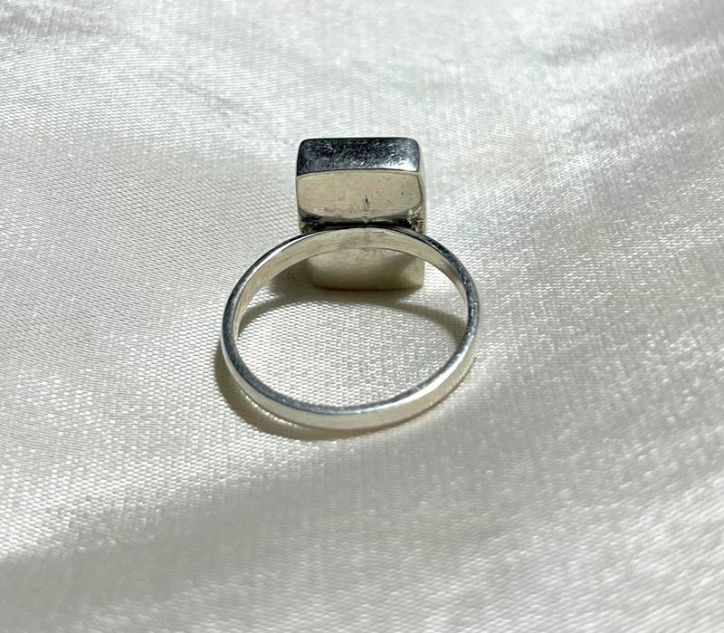 925 Silver Ring Akik Gemstone