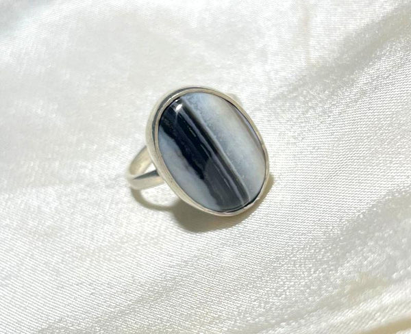 925 Silver Ring Sulemani Akik Gemstone Ring