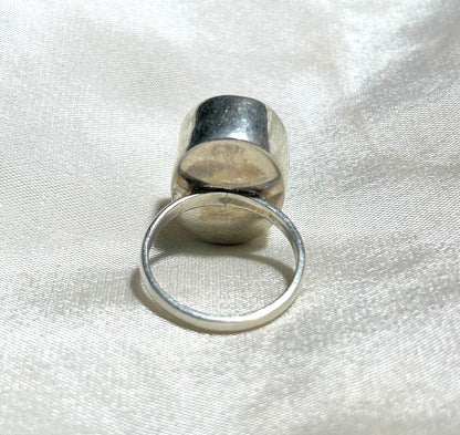 925 Silver Ring Sulemani Akik Gemstone Ring