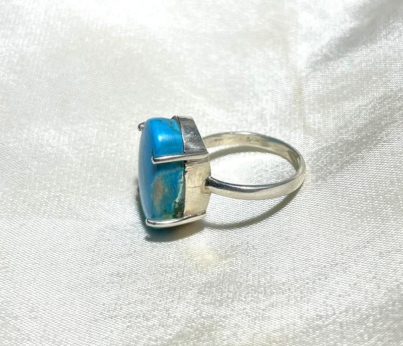 925 Silver Ring Firoza Gemstone Ring