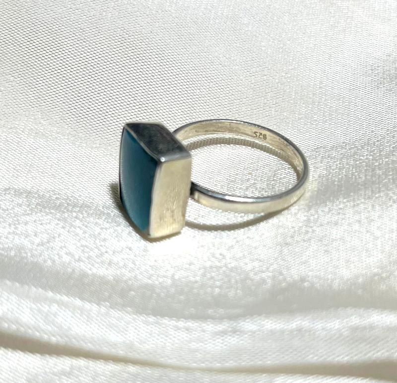 925 Silver Ring Firoza Gemstone Ring