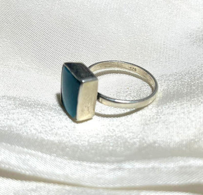 925 Silver Ring Firoza Gemstone Ring