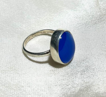 925 Silver Ring Akik Gemstone