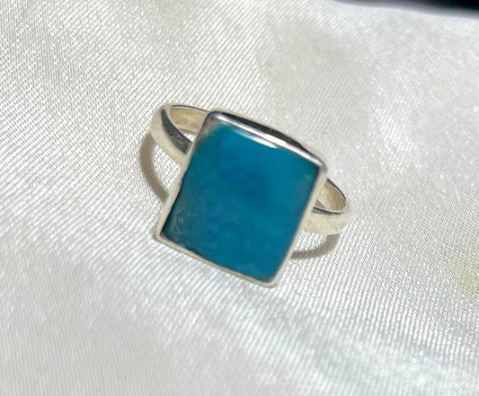 925 Silver Ring Firoza Gemstone Ring