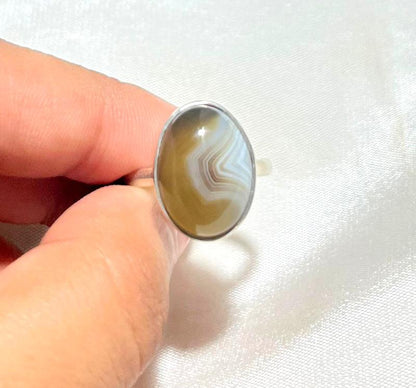 925 Silver Ring Sulemani Akik Ring