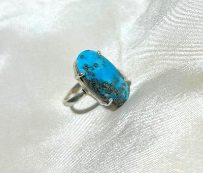 925 Silver Ring Firoza Gemstone Ring