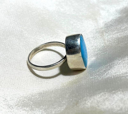 925 Silver Ring Firoza Gemstone Ring