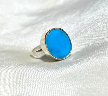 925 Silver Ring Firoza Gemstone Ring