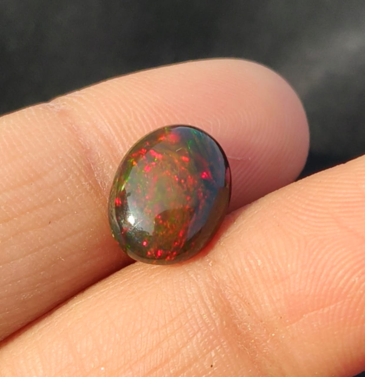 100% Natural Black Opal Gemstone