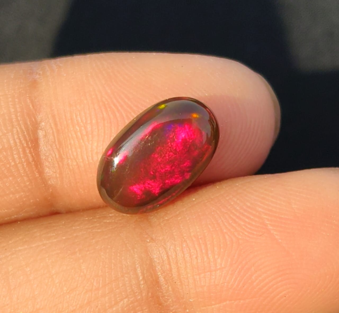 100% Natural Black Opal Gemstone