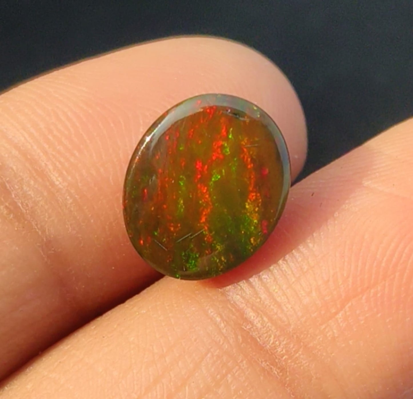100% Natural Black Opal Gemstone