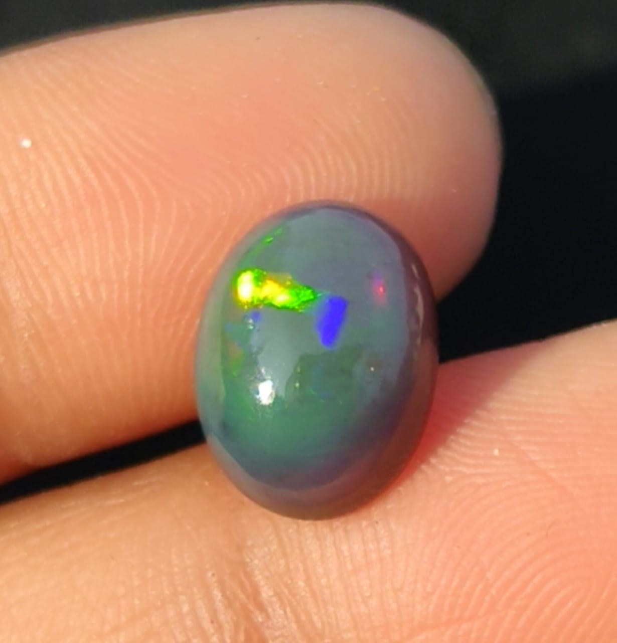 100% Natural Black Opal Gemstone