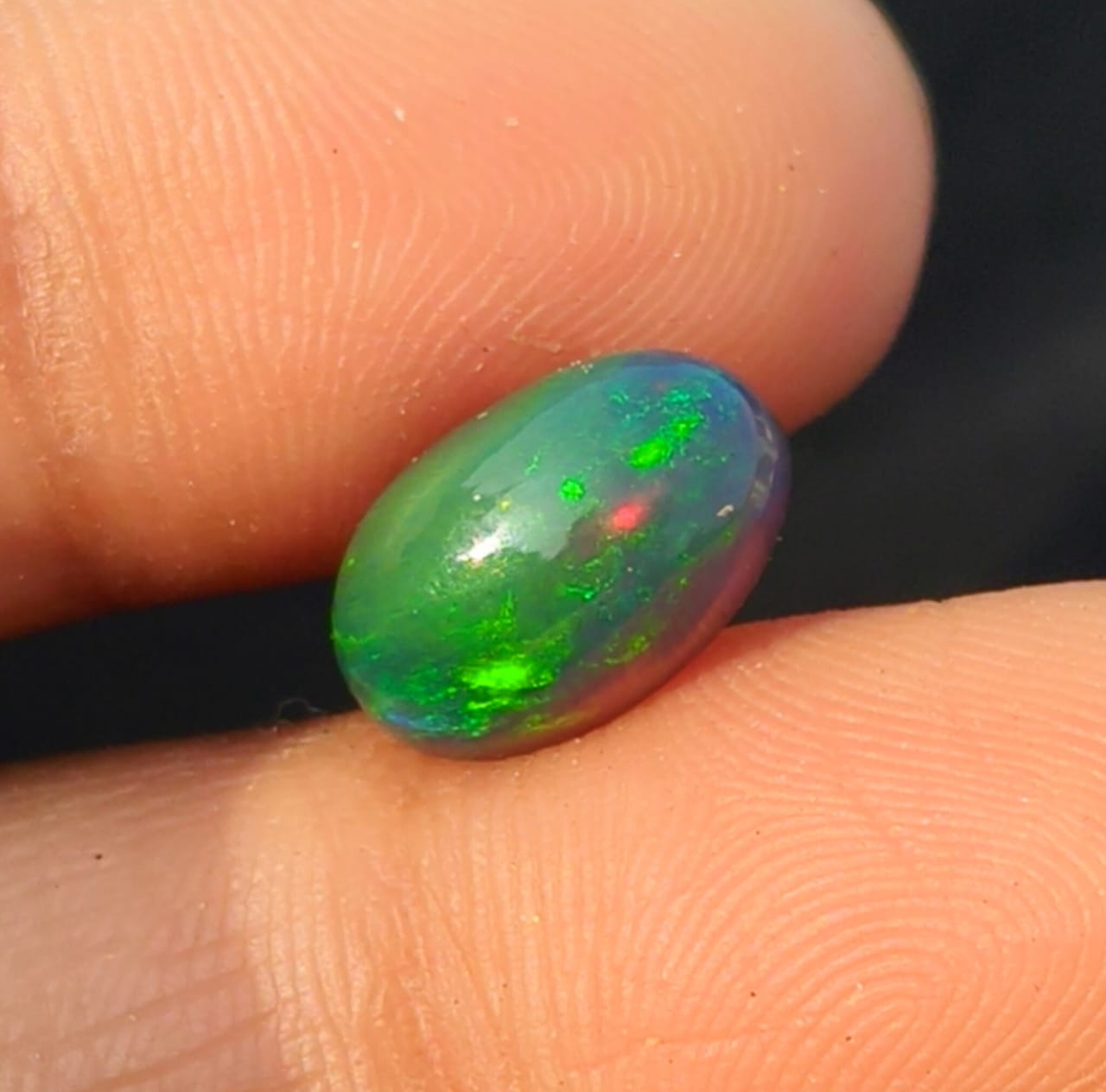 100% Natural Black Opal Gemstone