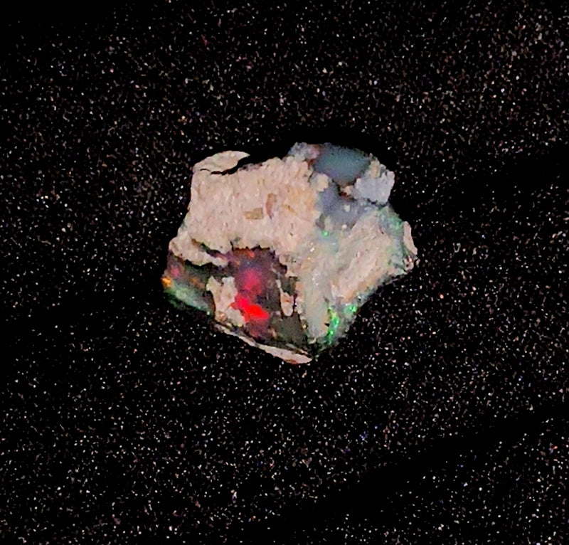 100% Natural Black Opal Rough Gemstone