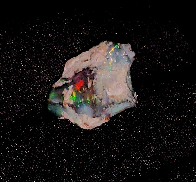 100% Natural Black Opal Rough Gemstone