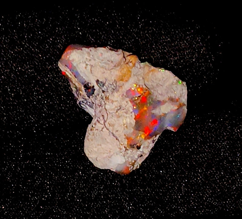 100% Natural Black Opal Rough Gemstone