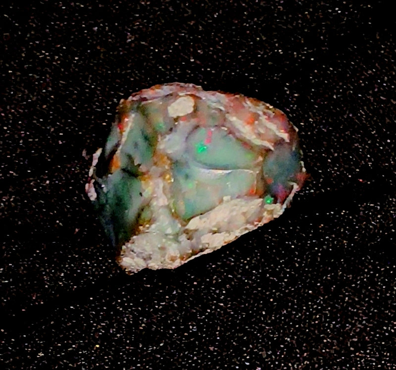 100% Natural Black Opal Rough Gemstone