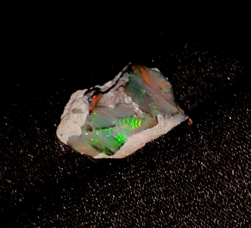 100% Natural Black Opal Rough Gemstone