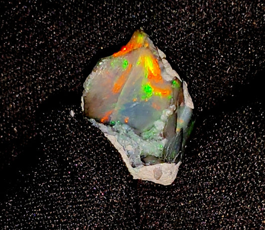 100% Natural Black Opal Rough Gemstone