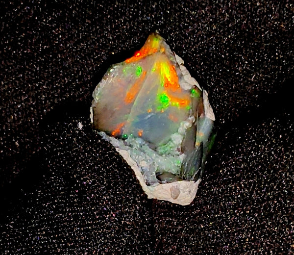 100% Natural Black Opal Rough Gemstone