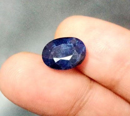 100% Natural Blue Sapphire Gemstone Neelam