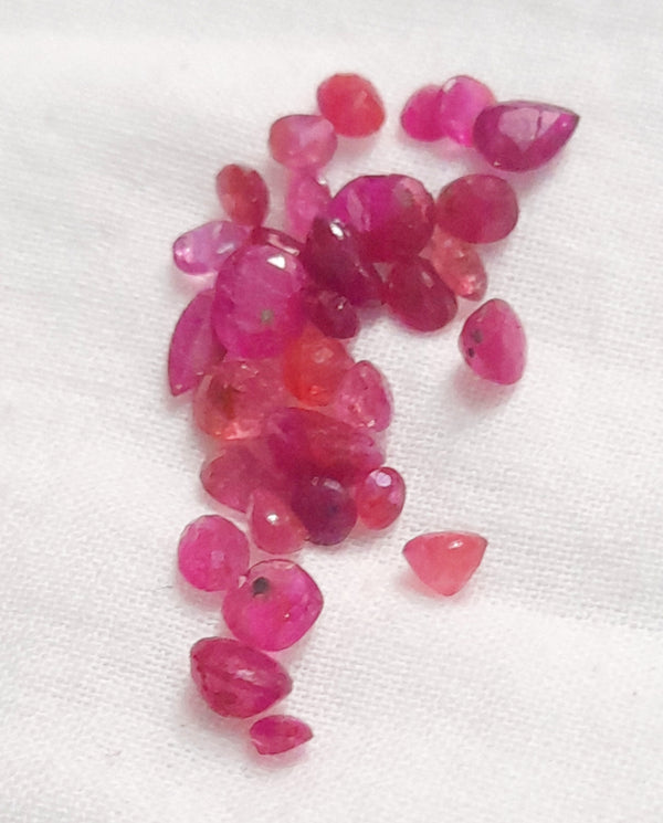 100% Natural Ruby Tiny Gemstones