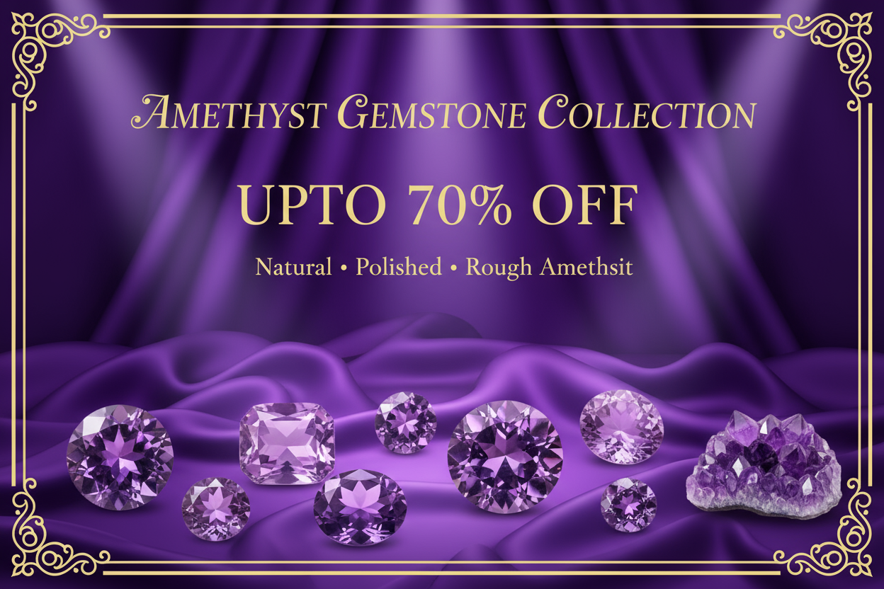 Amethyst Gemstone Collection Banner