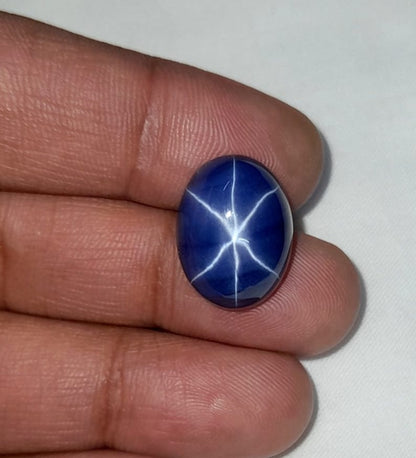 Blue Star Sapphire 13 Ct Gemstone