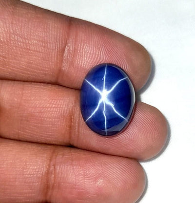 Blue Star Sapphire 13 Ct Gemstone