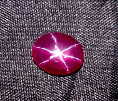 Star Ruby Gemstone 5 Ct