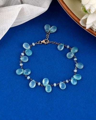 Natural Blue Topaz Bracelet