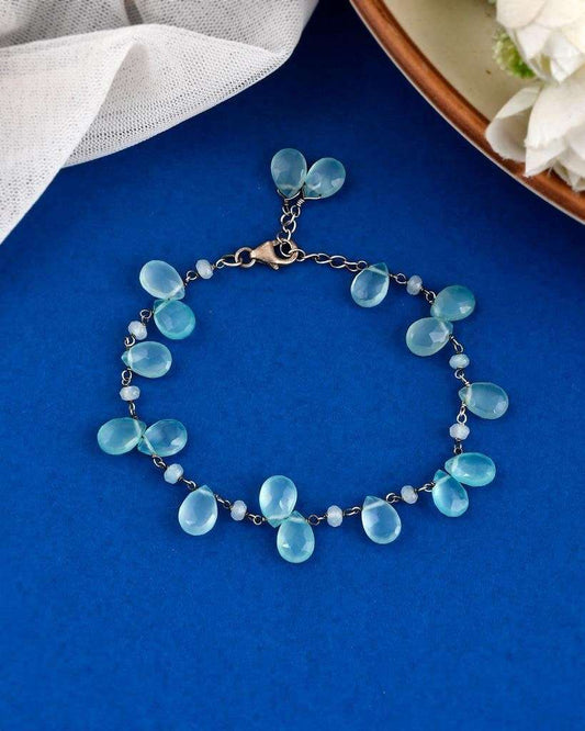Natural Blue Topaz Bracelet