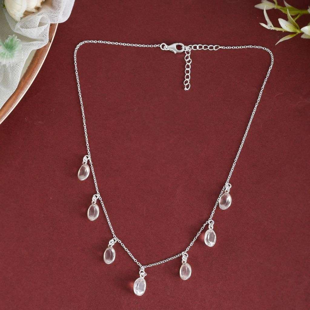 Natural Clear Quartz Necklace