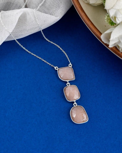 Natural Rose Quartz Necklace