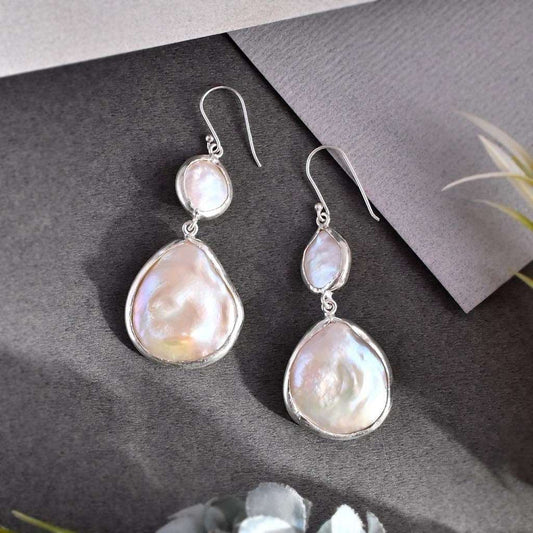 Natural Pearls Earrings